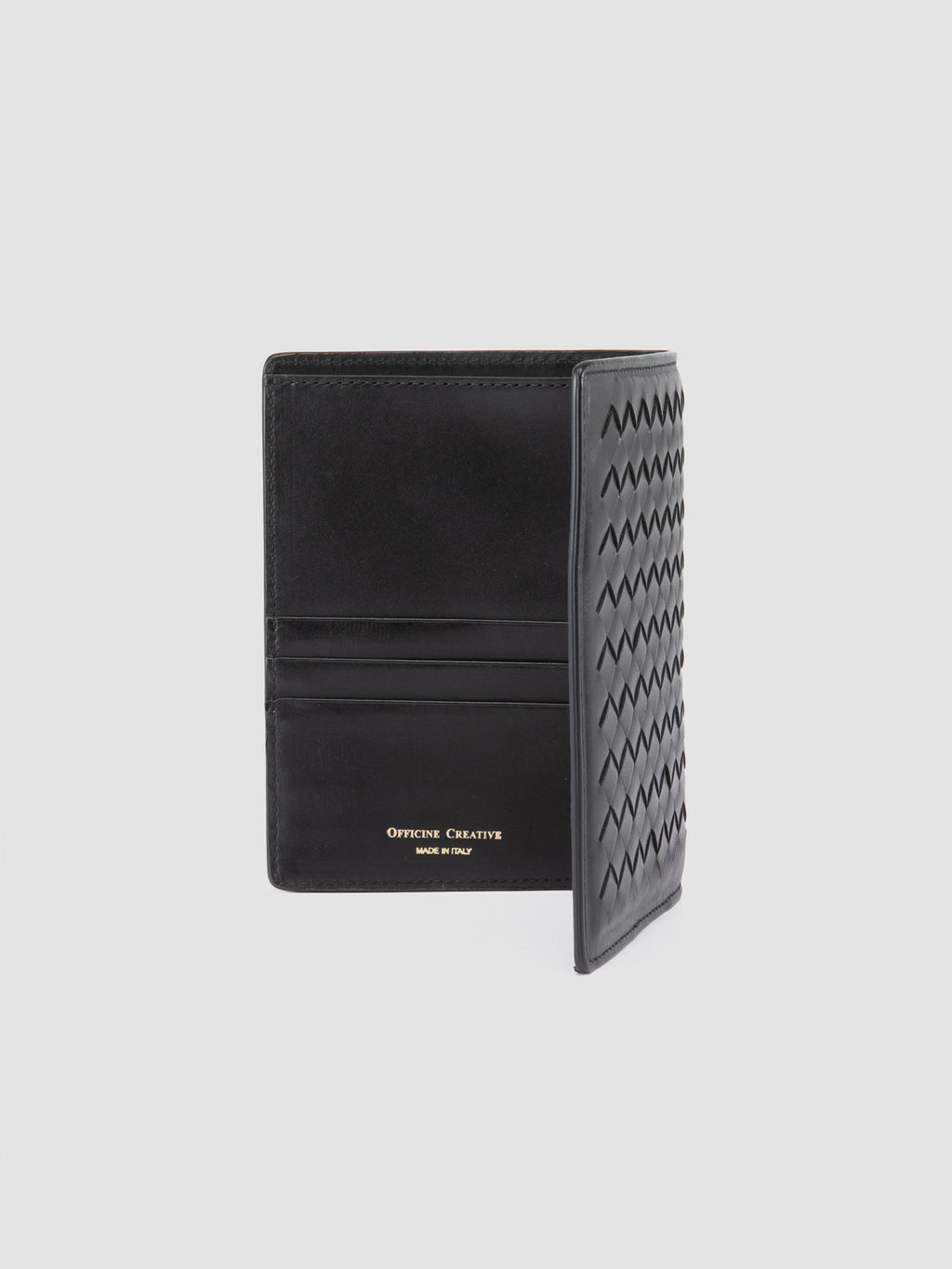 BOUDIN 127 - Black Leather Wallet Officine Creative - 4