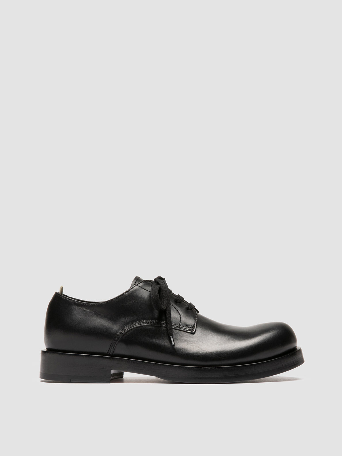 Officine Creative BULLA 001 Derby in Pelle Nera