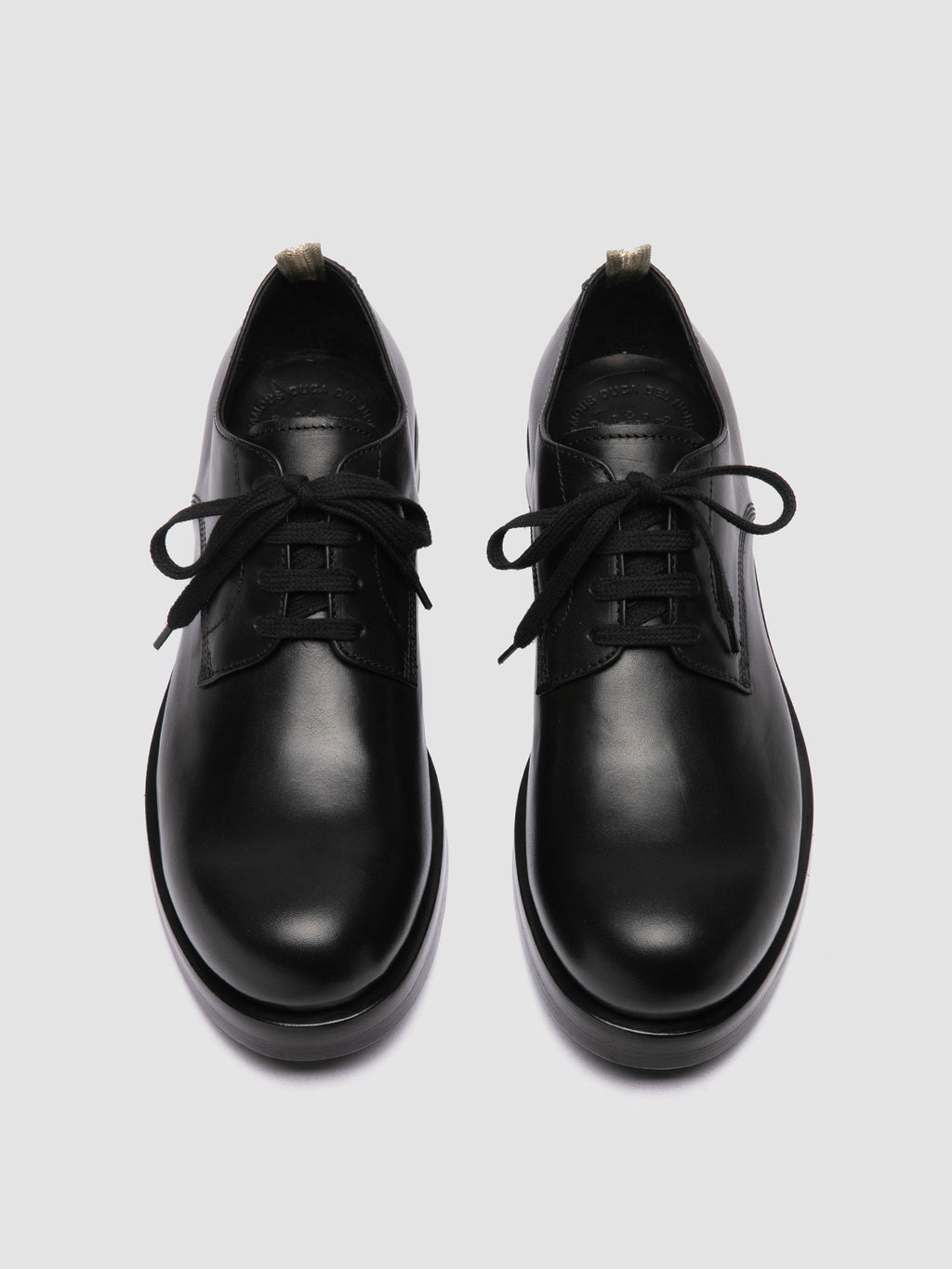 BULLA 001 - Black Leather Derby Shoes Men Officine Creative - 2