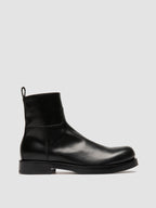 BULLA 003 - Black Leather Zipped Boots Officine Creative - 1
