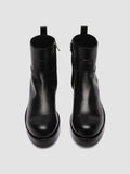 BULLA 003 - Stivali con Zip in Pelle Nera