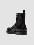 BULLA 003 - Stivali con Zip in Pelle Nera