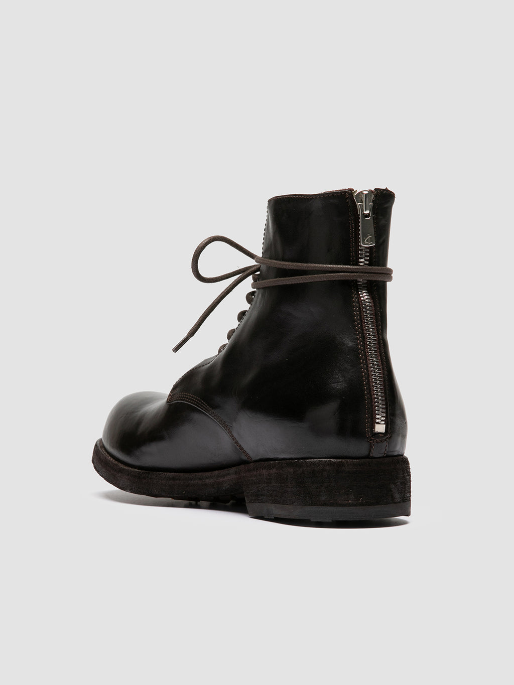 BULLA DD 102 - Stivali Stringati in Pelle Marrone