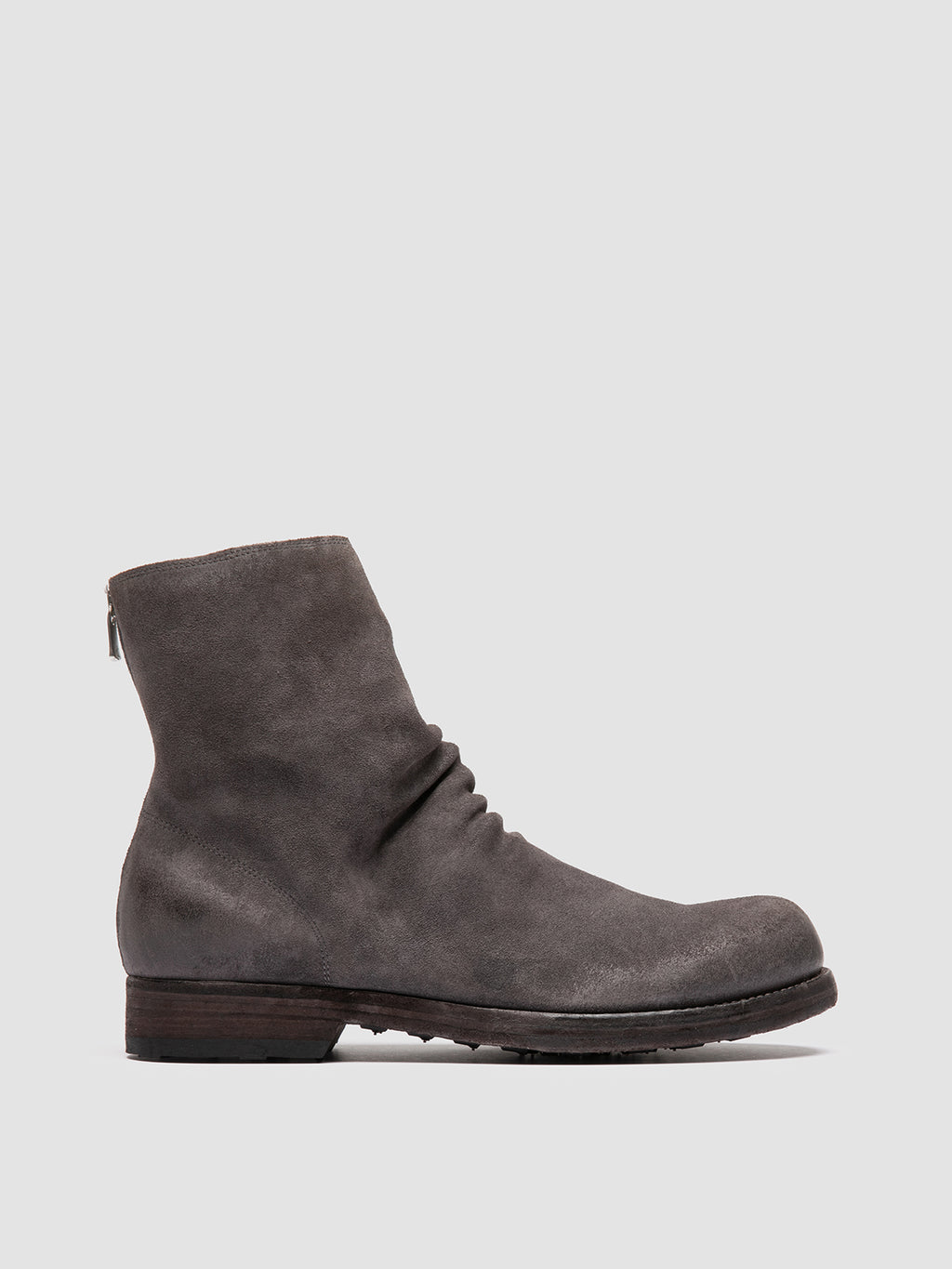 BULLA DD 103 - Grey Suede Zipped Boots Men Officine Creative - 1