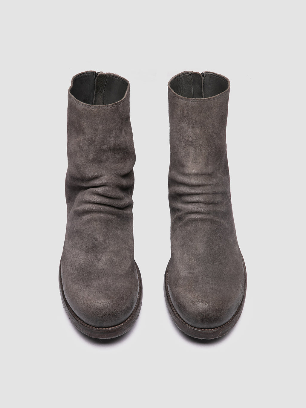 BULLA DD 103 - Grey Suede Zipped Boots Men Officine Creative - 2