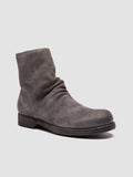 BULLA DD 103 - Grey Suede Zipped Boots Men Officine Creative - 3