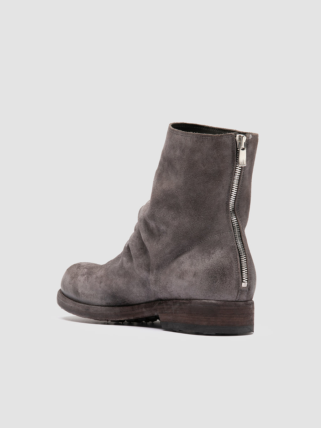 BULLA DD 103 - Grey Suede Zipped Boots Men Officine Creative - 4