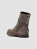 BULLA DD 103 - Stivali con Zip in Pelle Scamosciata Tortora