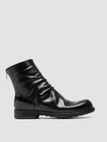 BULLA DD 103 - Stivali con Zip in Pelle Nera