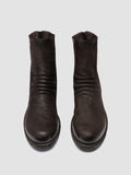 BULLA DD 103 - Stivali con Zip in Pelle Marrone