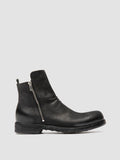BULLA DD 105 - Stivali con Zip in Pelle Nera