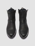 BULLA DD 105 - Stivali con Zip in Pelle Nera