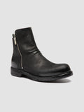 BULLA DD 105 - Stivali con Zip in Pelle Nera