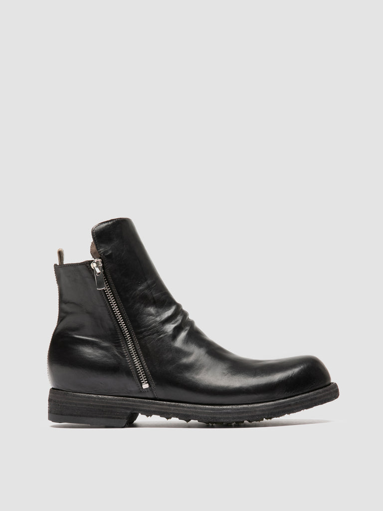 BULLA DD 105 - Stivali Zip in Pelle Nera