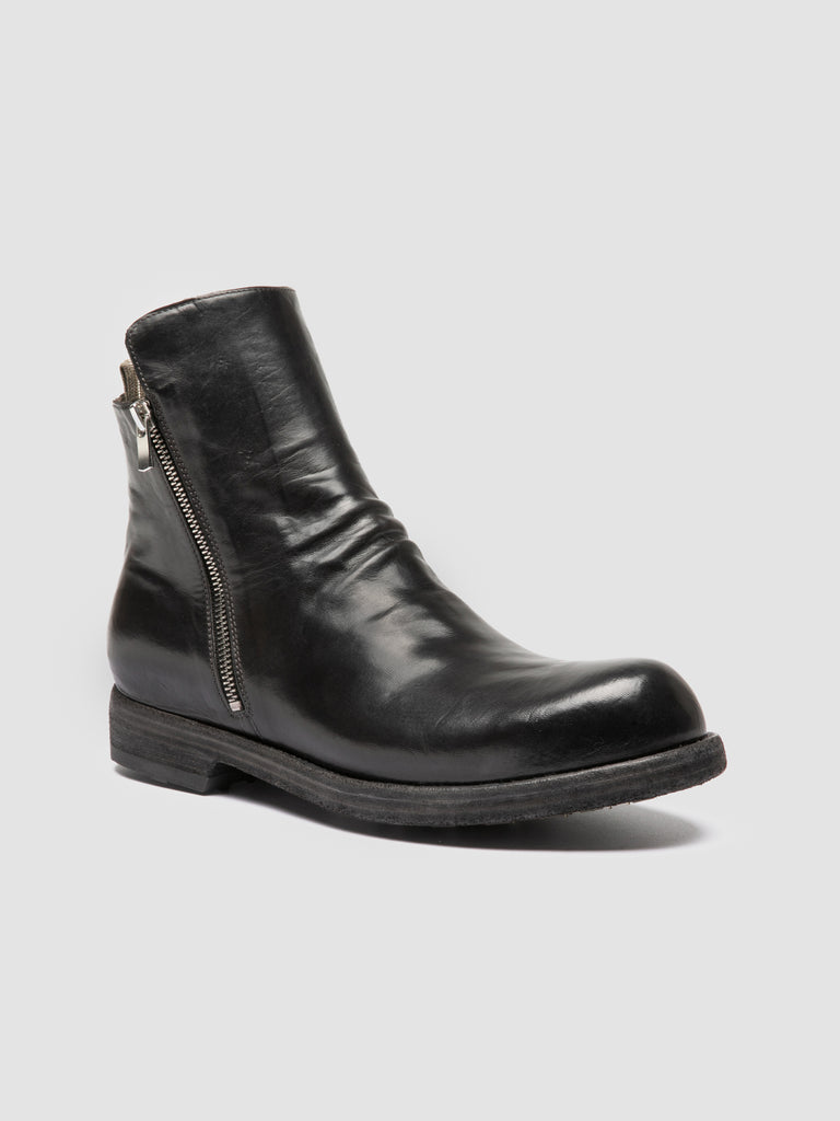 BULLA DD 105 - Stivali Zip in Pelle Nera