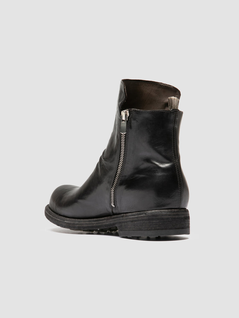 BULLA DD 105 - Stivali Zip in Pelle Nera