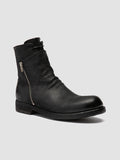 BULLA DD 106 - Black Leather Zipped Boots Men Officine Creative - 3