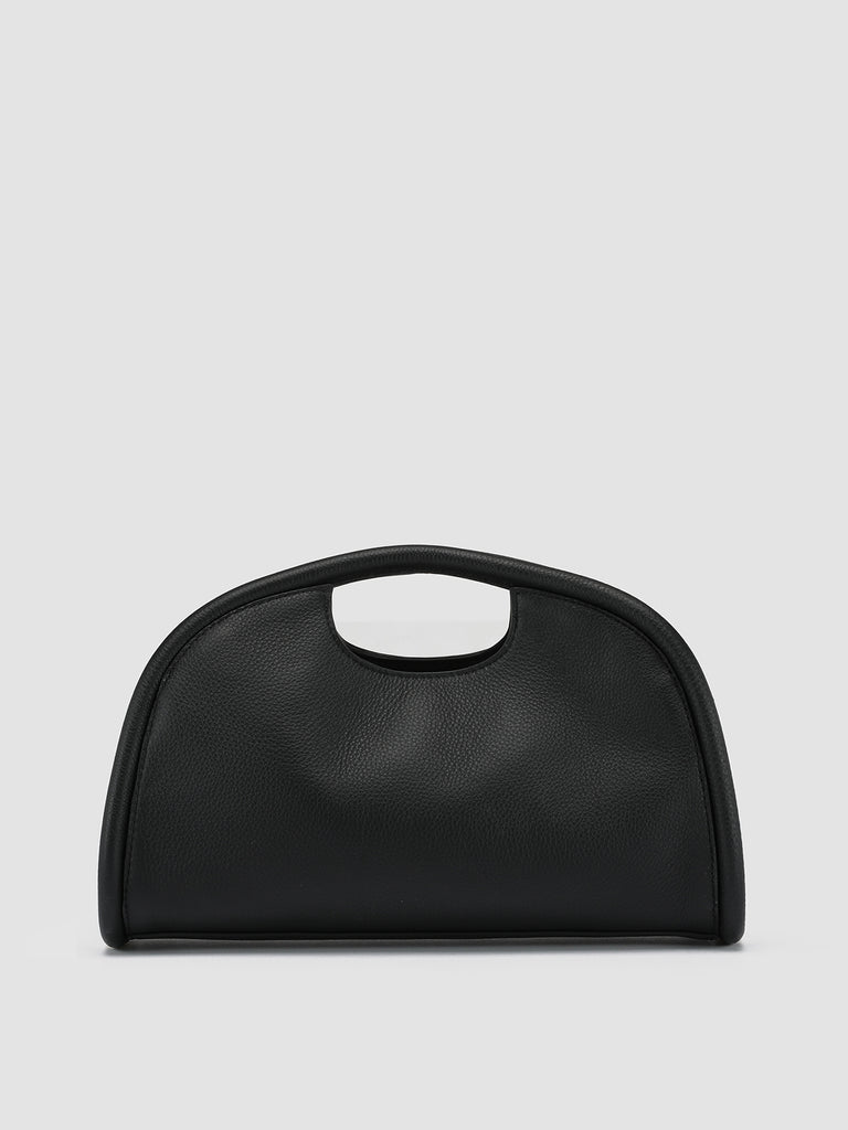 CABALA 003 - Black Leather Clutch Bag