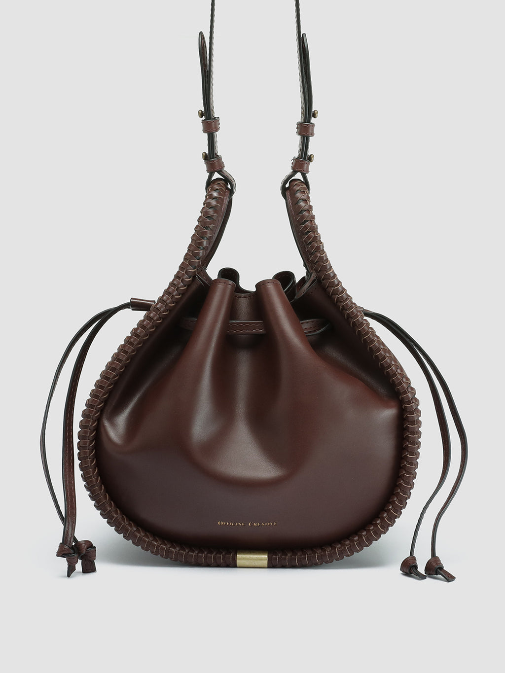 CABALA 104 - Brown Leather Handle Bag