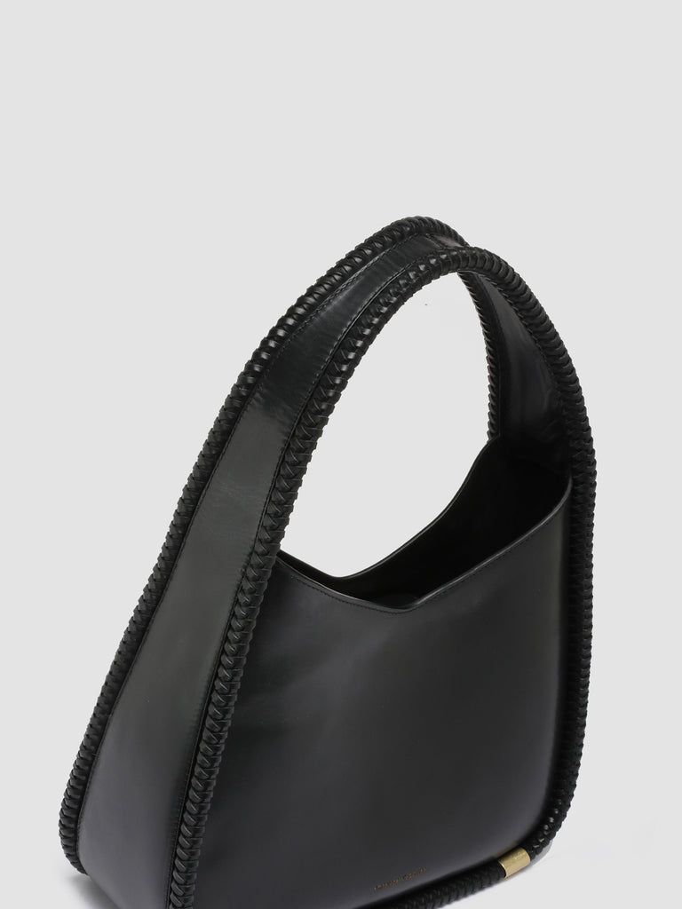 CABALA 106 - Black Leather Handle Bag