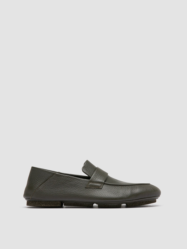 C-SIDE 001 - Green Leather Loafers
