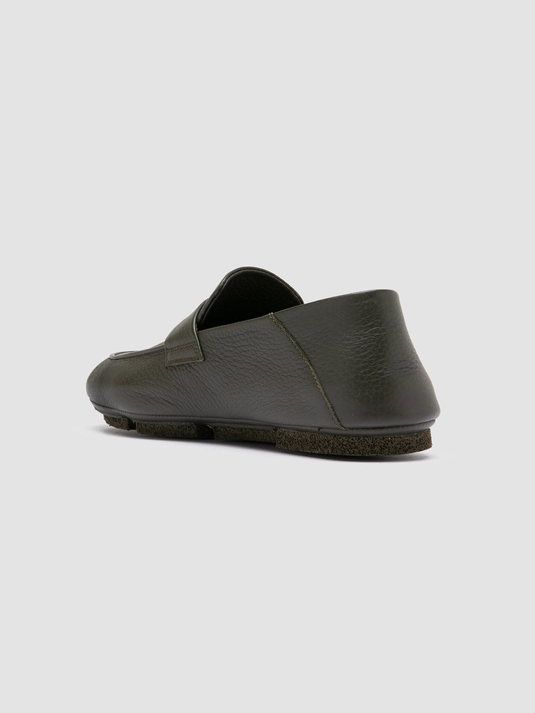 C-SIDE 001 - Green Leather Loafers