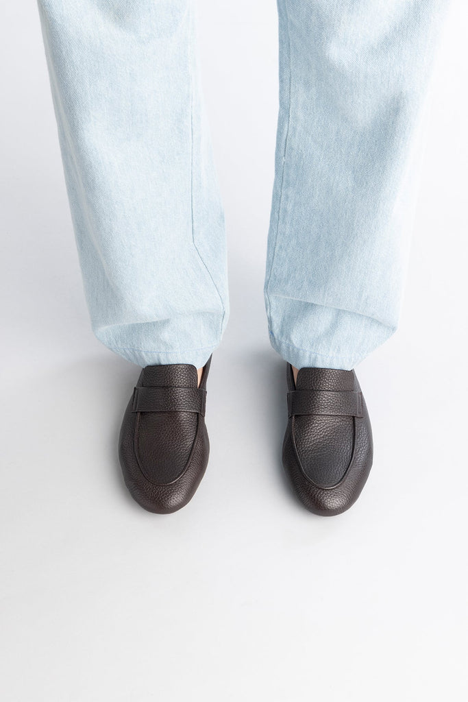 C-SIDE 001 - Green Leather Loafers