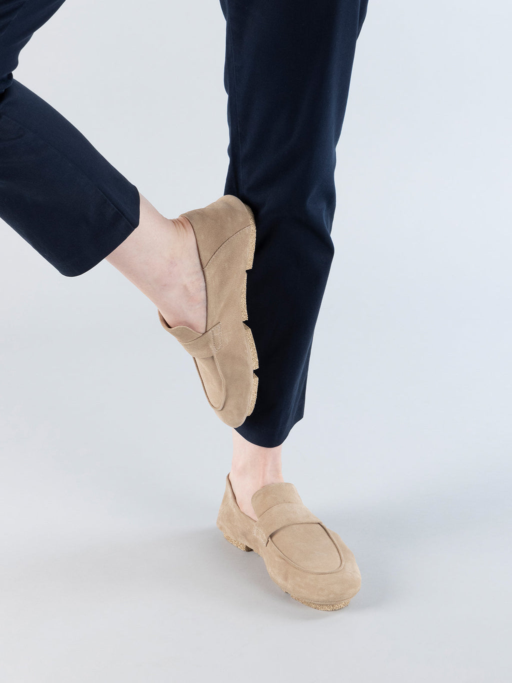 C-SIDE 101 - Taupe Suede Loafers