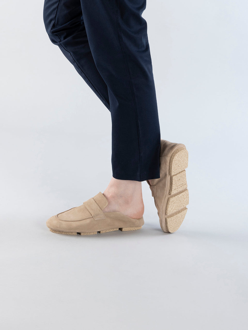 C-SIDE 101 - Taupe Suede Loafers
