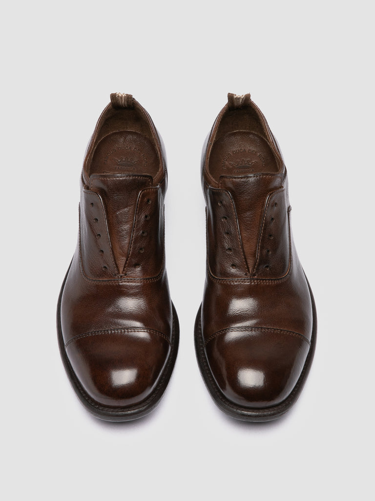 CALIXTE 003 - Oxford in Pelle Marrone