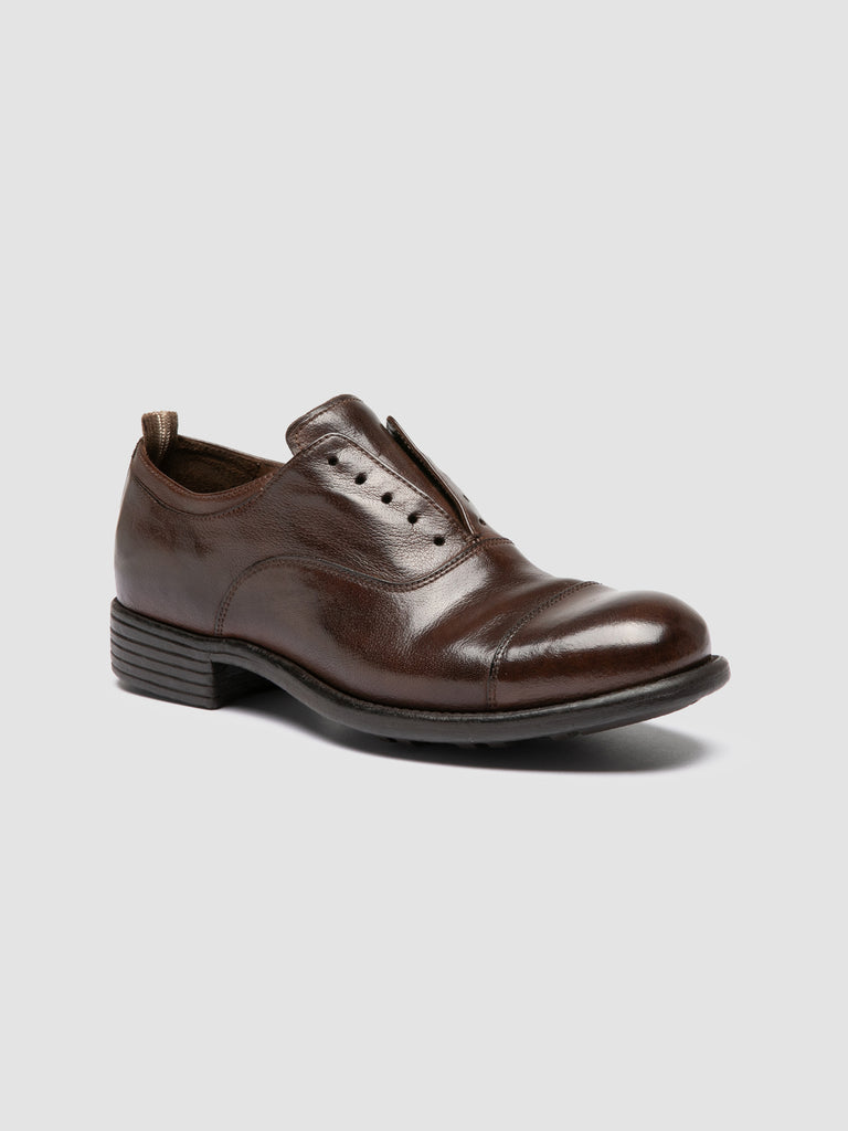 CALIXTE 003 - Oxford in Pelle Marrone