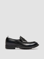 CALIXTE 020 - Navy Leather Penny Loafers Officine Creative - 1