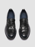 CALIXTE 020 - Mocassini Penny in Pelle Blu