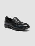 CALIXTE 020 - Mocassini Penny in Pelle Blu