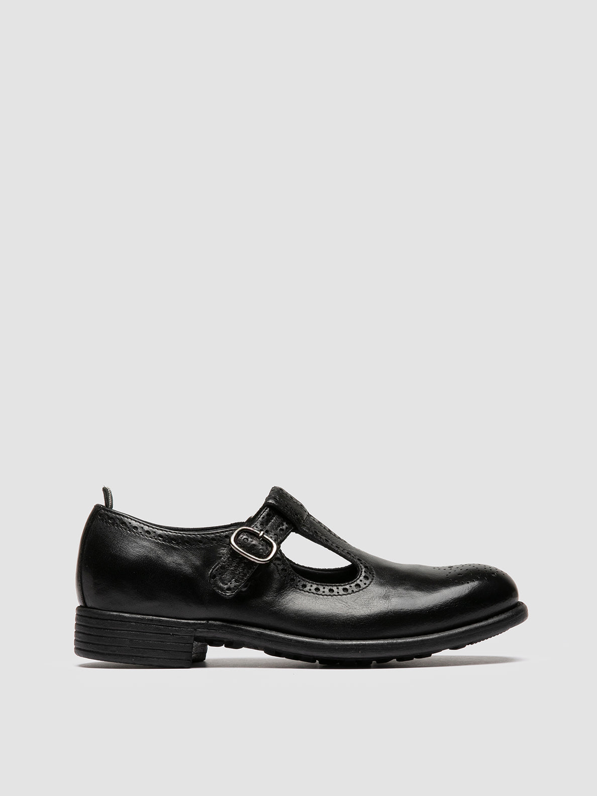 Officine Creative CALIXTE 071 Sandali T-Bar in Pelle Nera