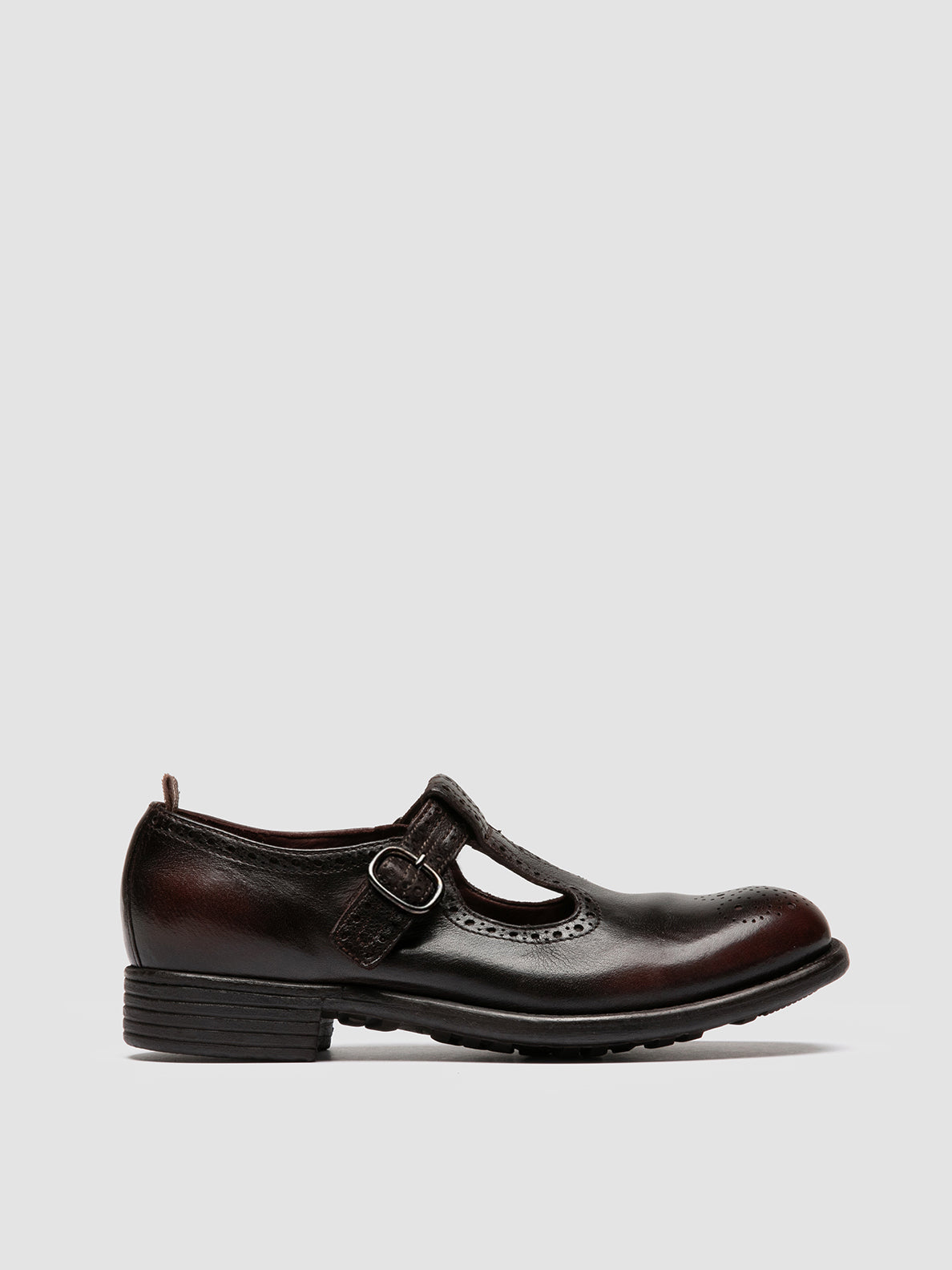Officine Creative CALIXTE 071 Sandali T-Bar in Pelle Marrone