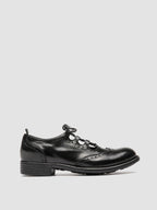 CALIXTE 084 - Scarpe Derby in Pelle Nera