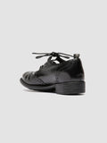 CALIXTE 084 - Black Leather Derby Shoes - thumb image 4,side view