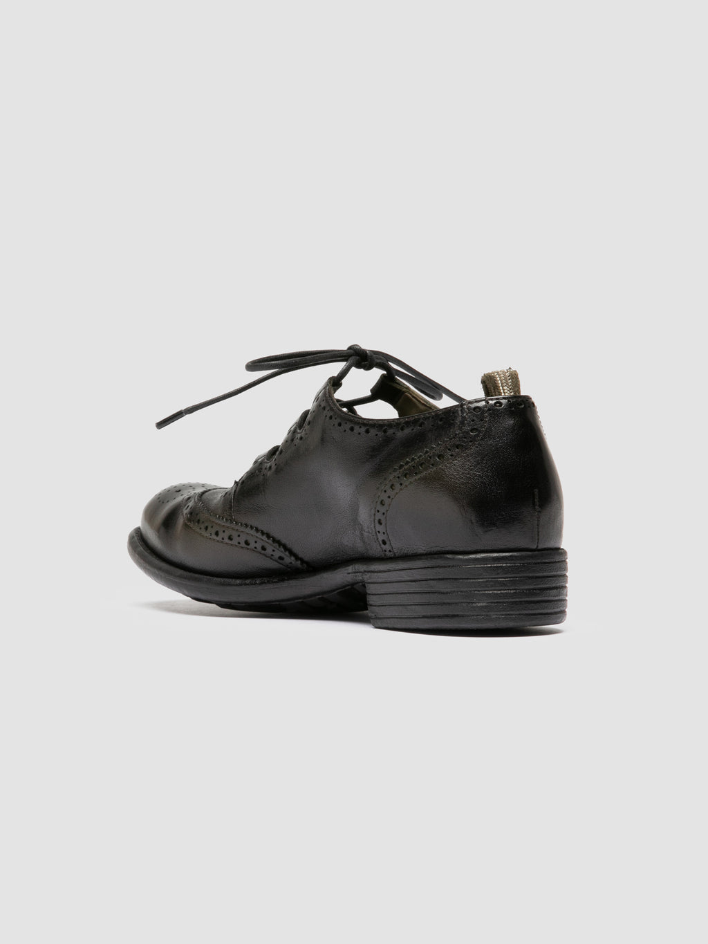 CALIXTE 084 - Green Leather Oxford Shoes Officine Creative - 4