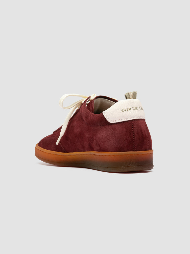 CHANCE 101 - Sneaker Basse in Camoscio e Pelle Bordeaux