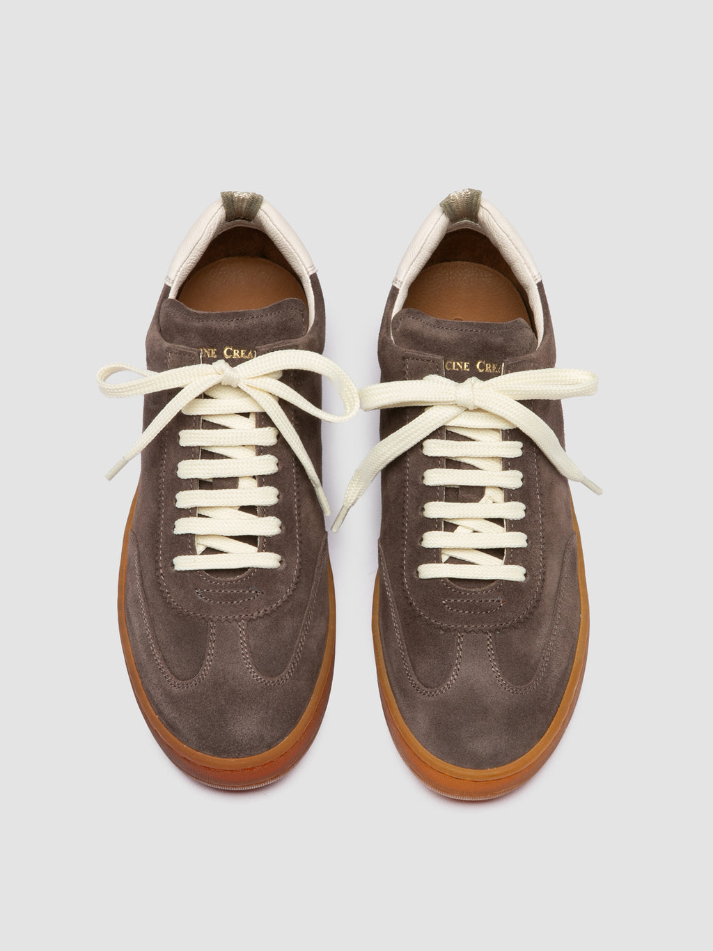 CHANCE 101 - Sneaker Basse in Camoscio e Pelle Tortora