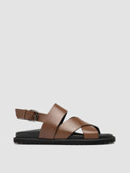 CHARRAT 006 - Sandali in Pelle Marrone