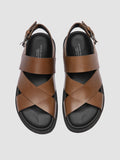 CHARRAT 006 - Sandali in Pelle Marrone - thumb image 2,side view