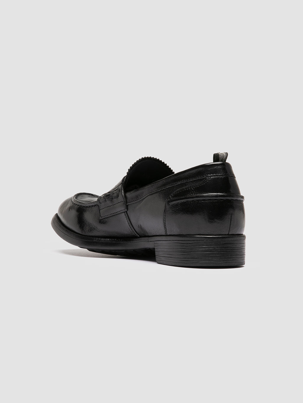 CHRONICLE 056 - Black Leather Penny Loafers Men Officine Creative - 4