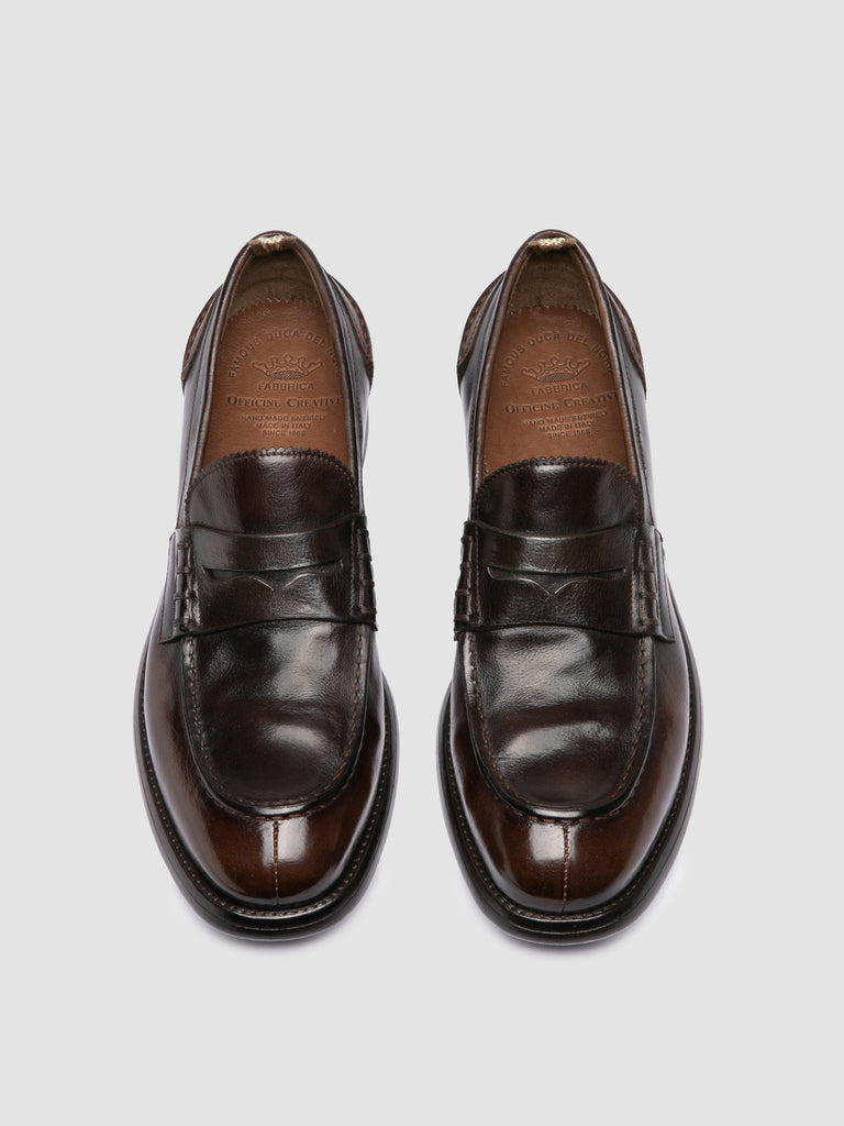 CHRONICLE 056 - Mocassini Penny in Pelle Marrone
