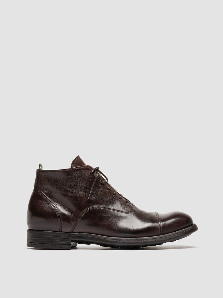 CHRONICLE 057 - Brown Leather Lace Up Boots men Officine Creative - 1