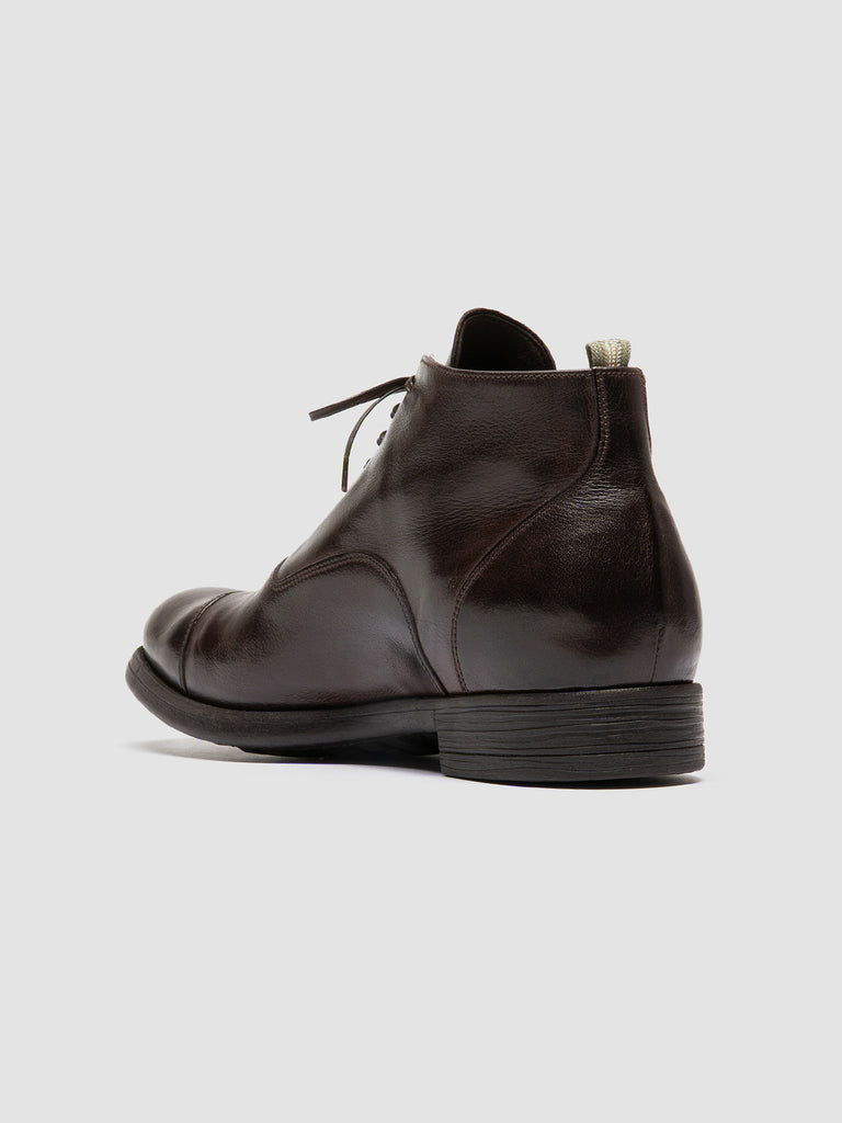 CHRONICLE 057 - Brown Leather Lace Up Boots men Officine Creative - 4