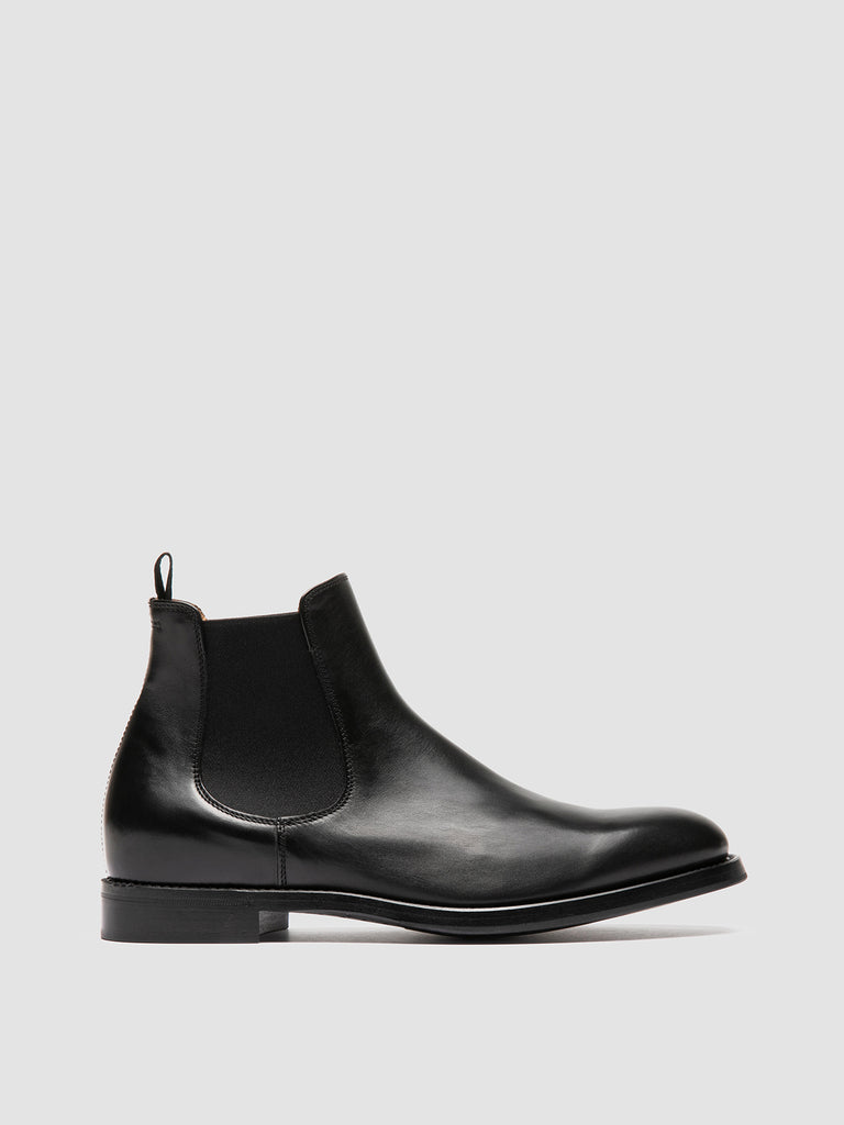 CONSULTANT 002 - Black Leather Chelsea Boots