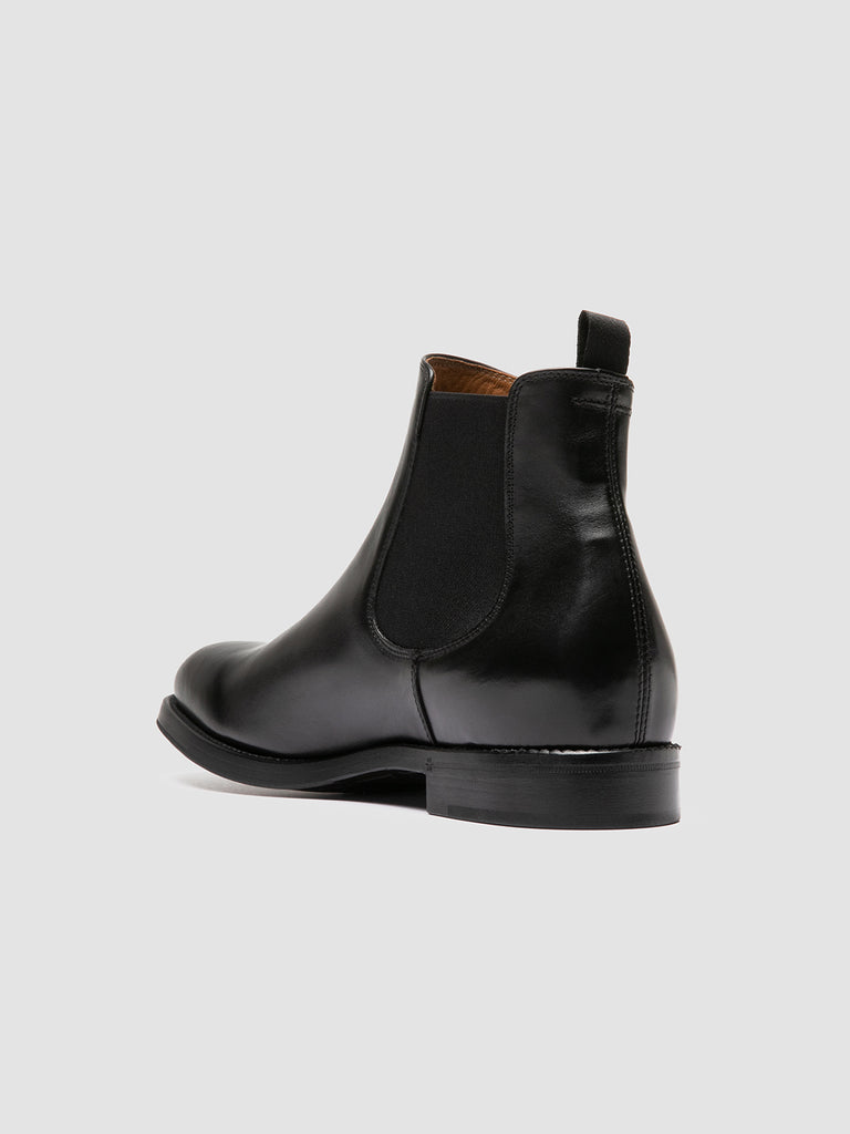CONSULTANT 002 - Black Leather Chelsea Boots