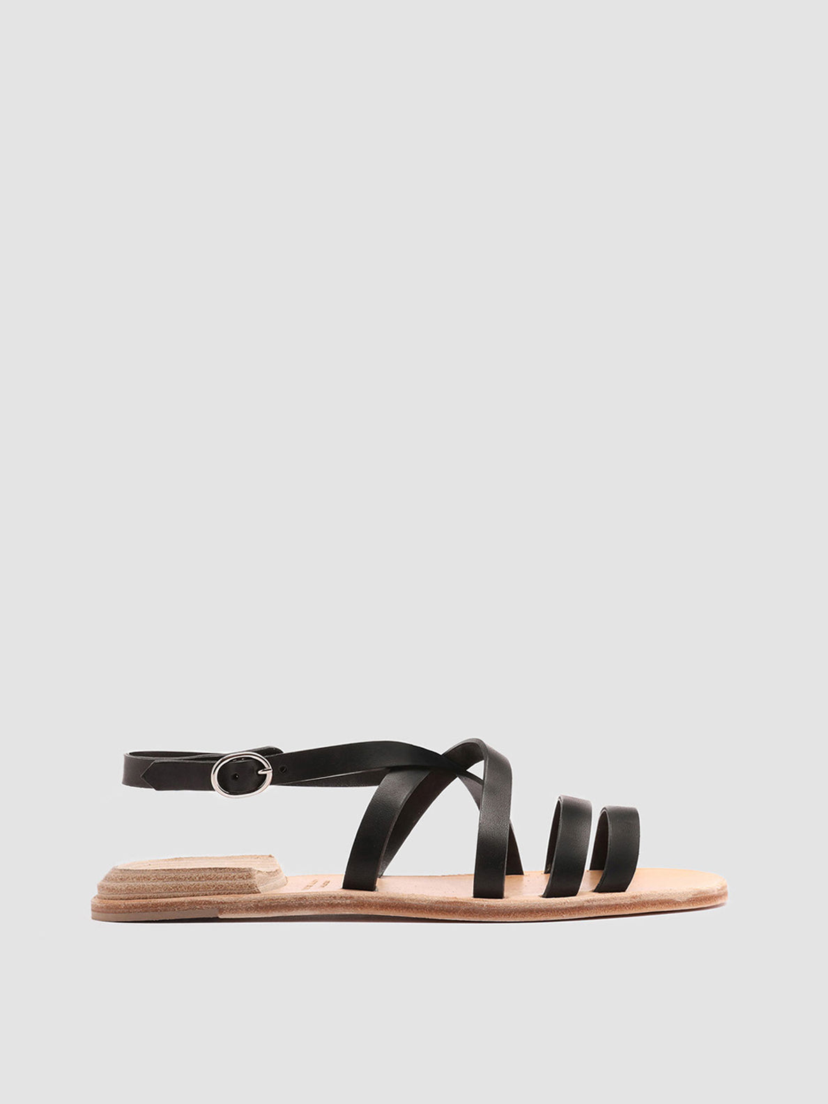 Officine Creative CONTRAIRE 004 Sandali in Nappa Nera